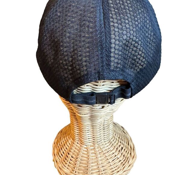 Ellewin Unisex Black & Grey Quick Dry Mesh  Cap Adjustable Breathable Hat - Picture 3 of 11